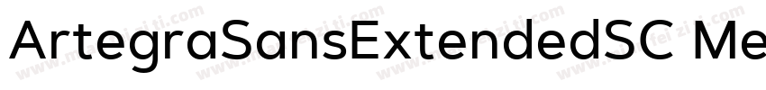 ArtegraSansExtendedSC MediumIta字体转换